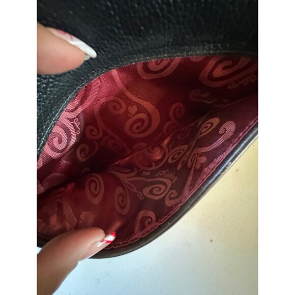 Brighton Nepal Organizer Pebble Italian Crocodile-Embossed Leather Crossbody Bag - Picture 11 of 11